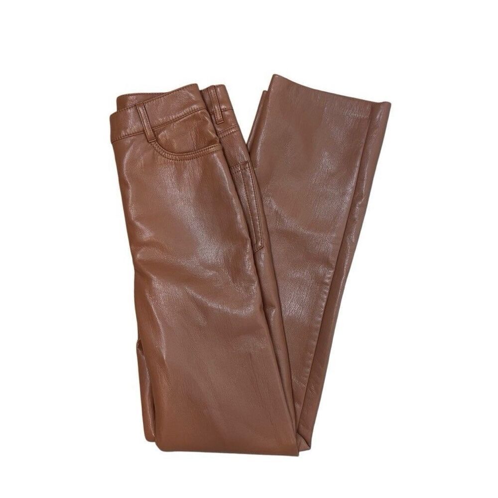 Wilfred Aritizia‎ Faux Leather Pants Brown Size 00